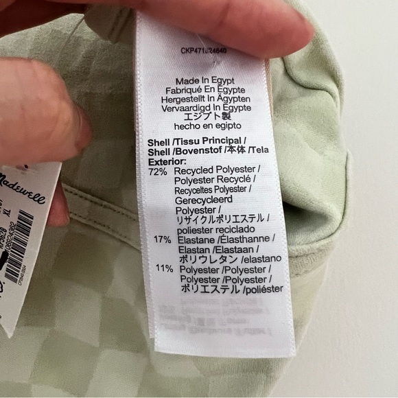 Madewell Light Green Sports Bra - Picture 7 of 11